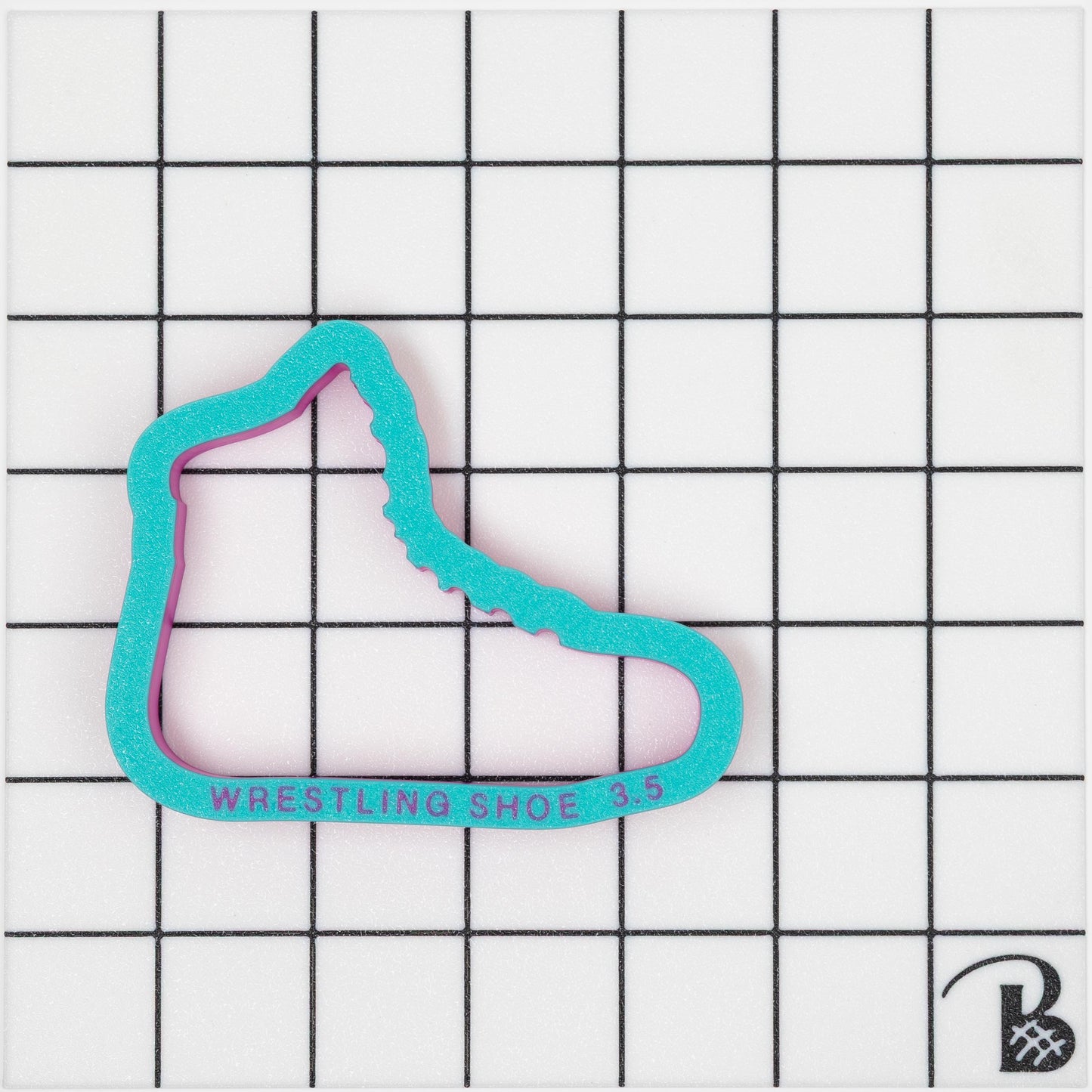 Wrestling Shoe Cookie Cutter (recommend sizing up)