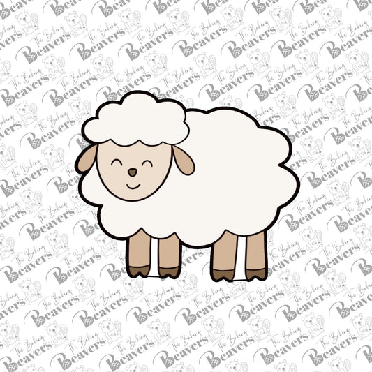 Sheep | Lamb (full body) Cookie Cutter