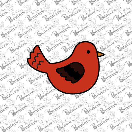 Cardinal Cookie Cutter (recommend sizing up)