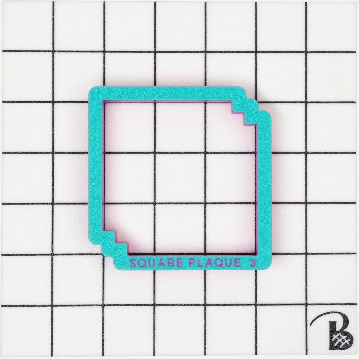 Square 2 Cut Corner Plaque Cookie Cutter