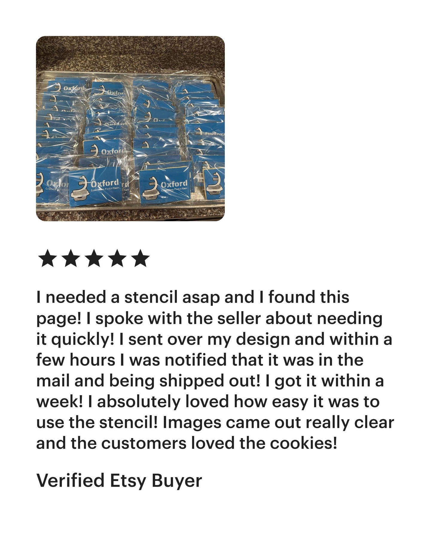 Custom Mylar Stencil (Made from Customer Supplied Image)