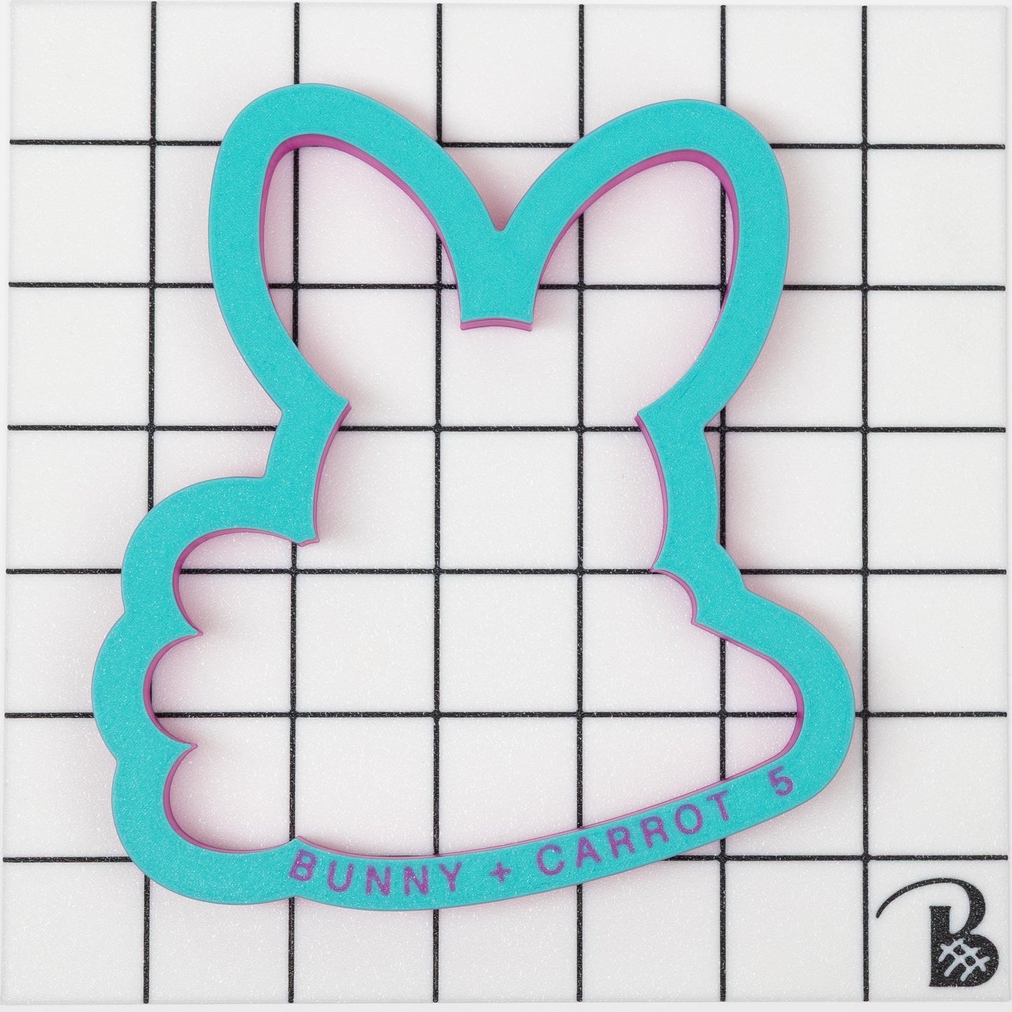 Easter Bunny with Carrot Plaque Cookie Cutter