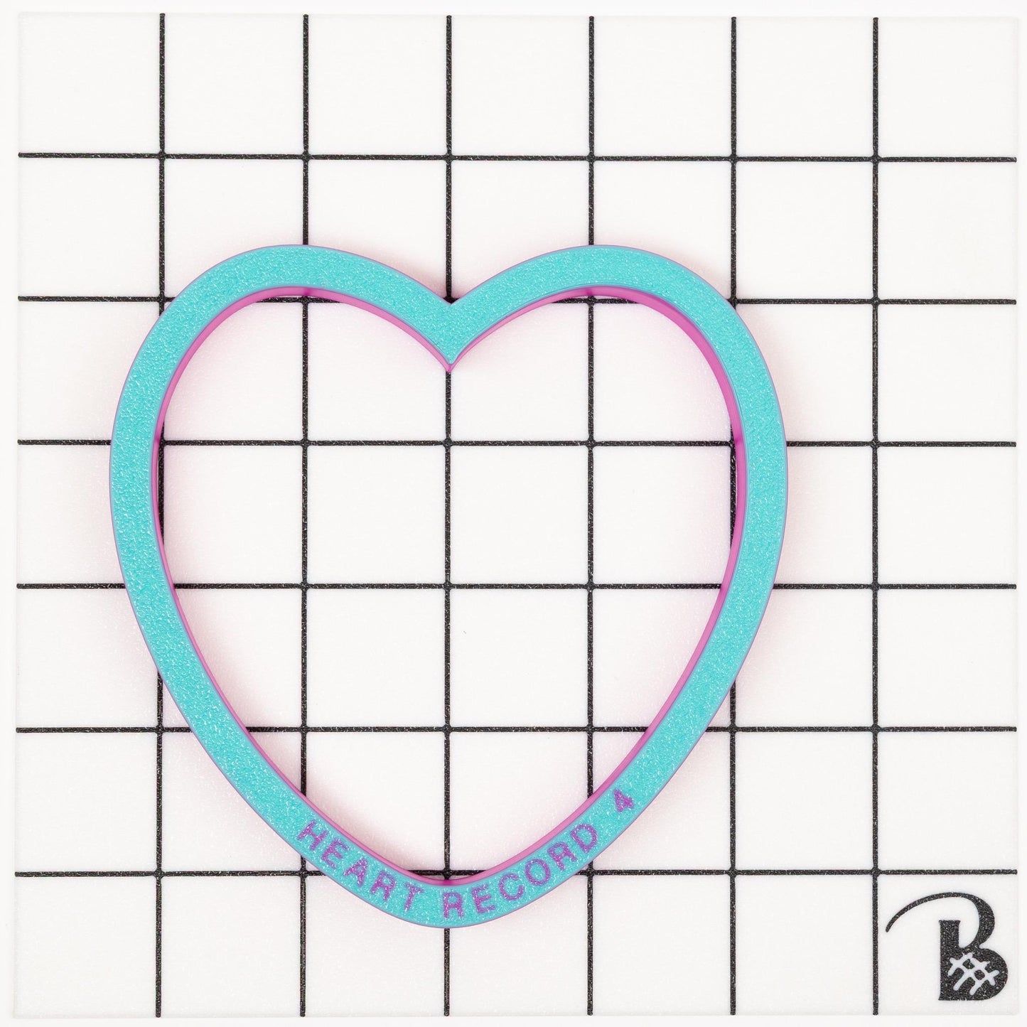 Heart Record Cookie Cutter