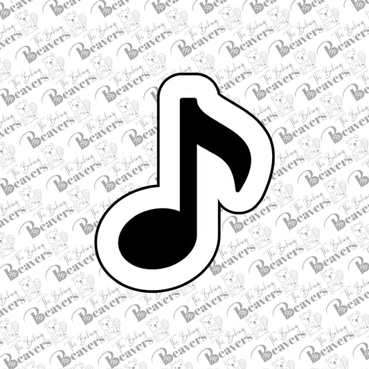 Music Note (version 2) Cookie Cutter