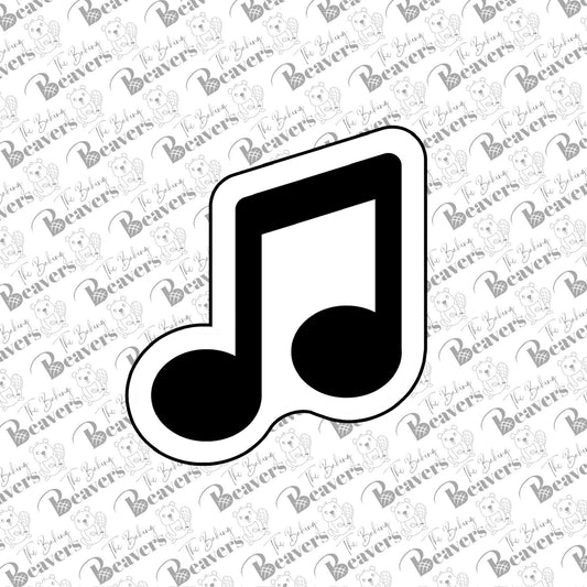 Music Note (version 3) Cookie Cutter