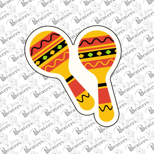 Maraca Cookie Cutter