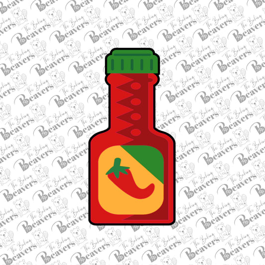 Hot Sauce - Condiment Bottle - Syrup - Salad Dressing Cookie Cutter