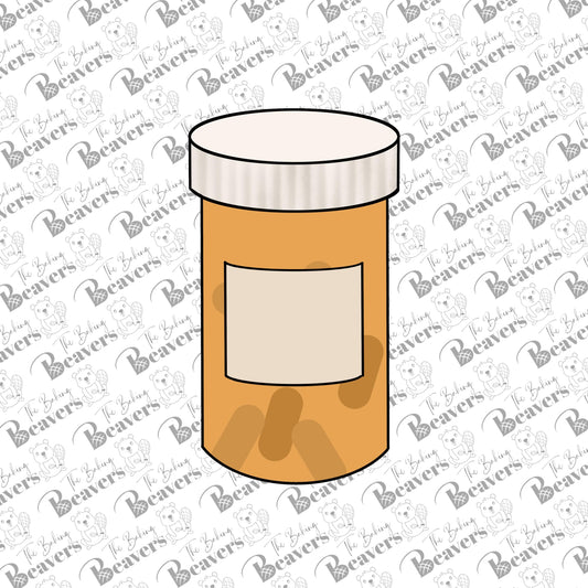 Prescription Bottle | Medicine Bottle | Pill Bottle Cookie Cutter