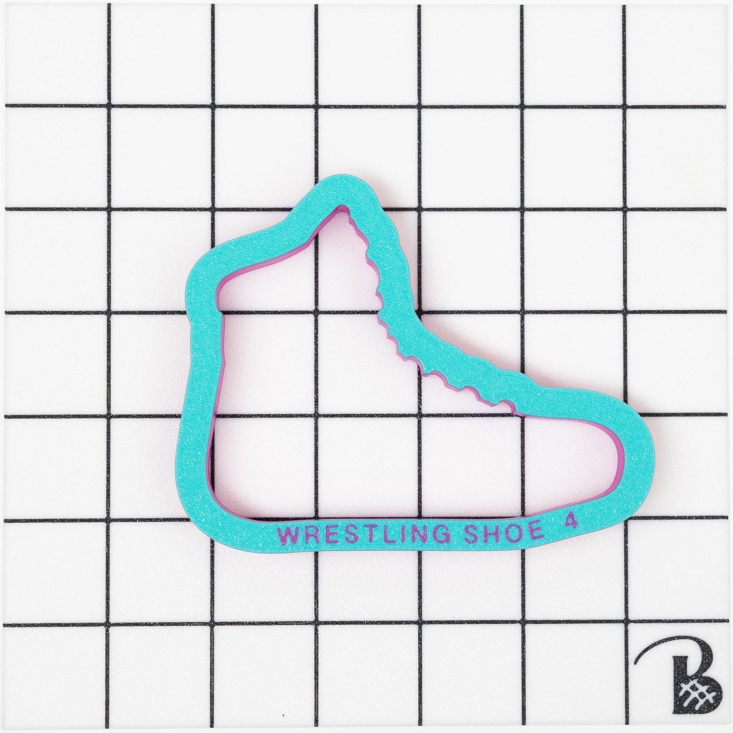 Wrestling Shoe Cookie Cutter (recommend sizing up)