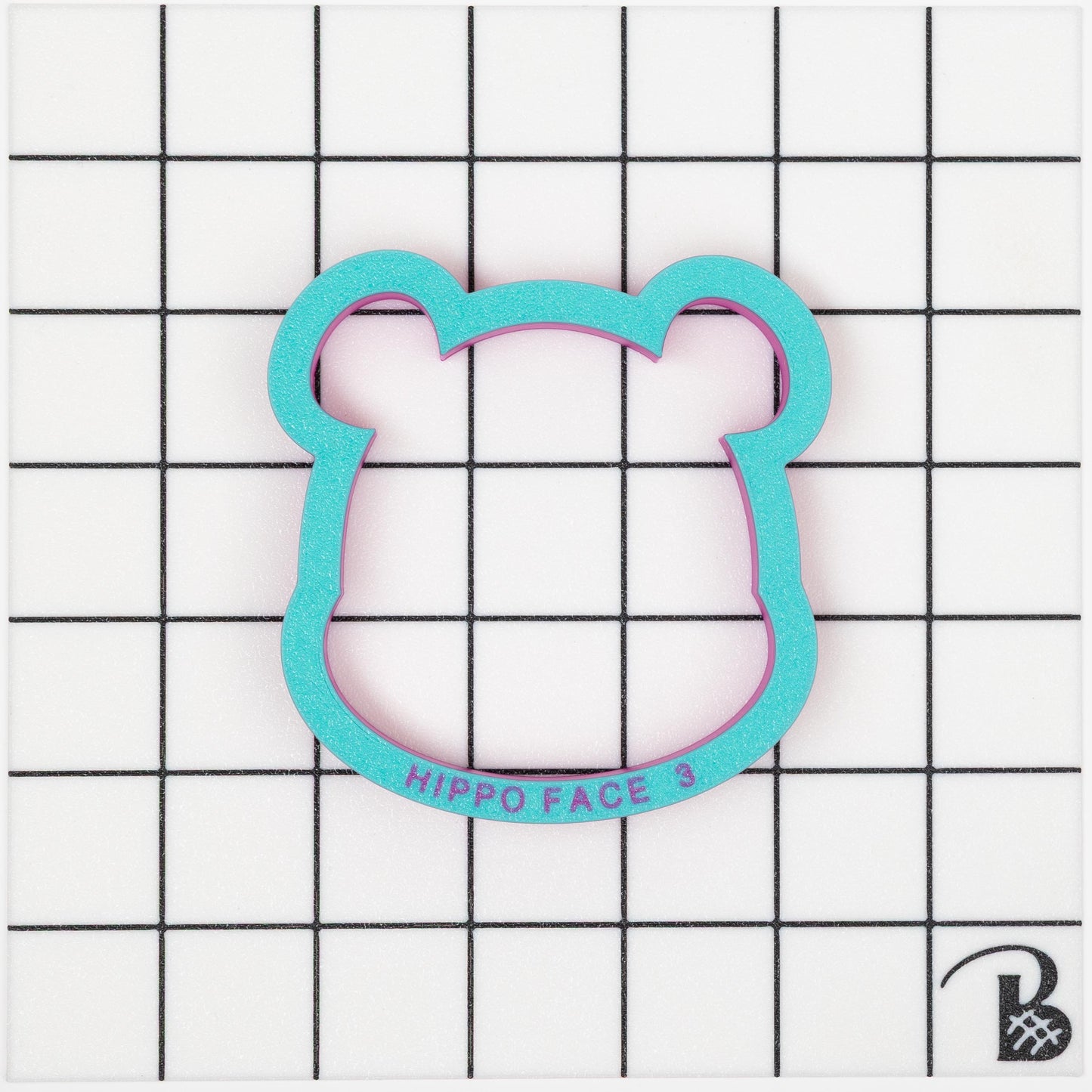 Hippo Face Cookie Cutter