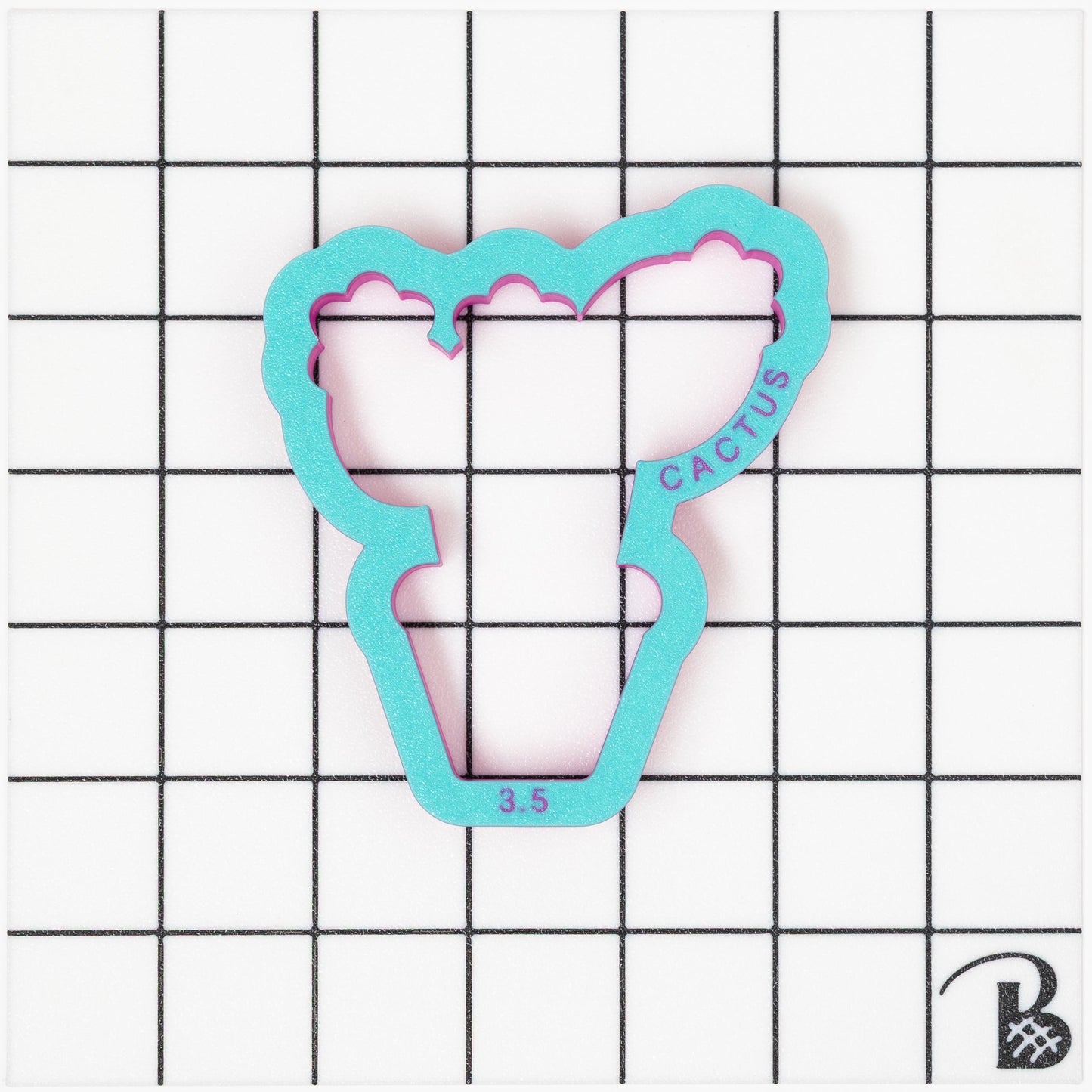 Flowering Cactus Cookie Cutter