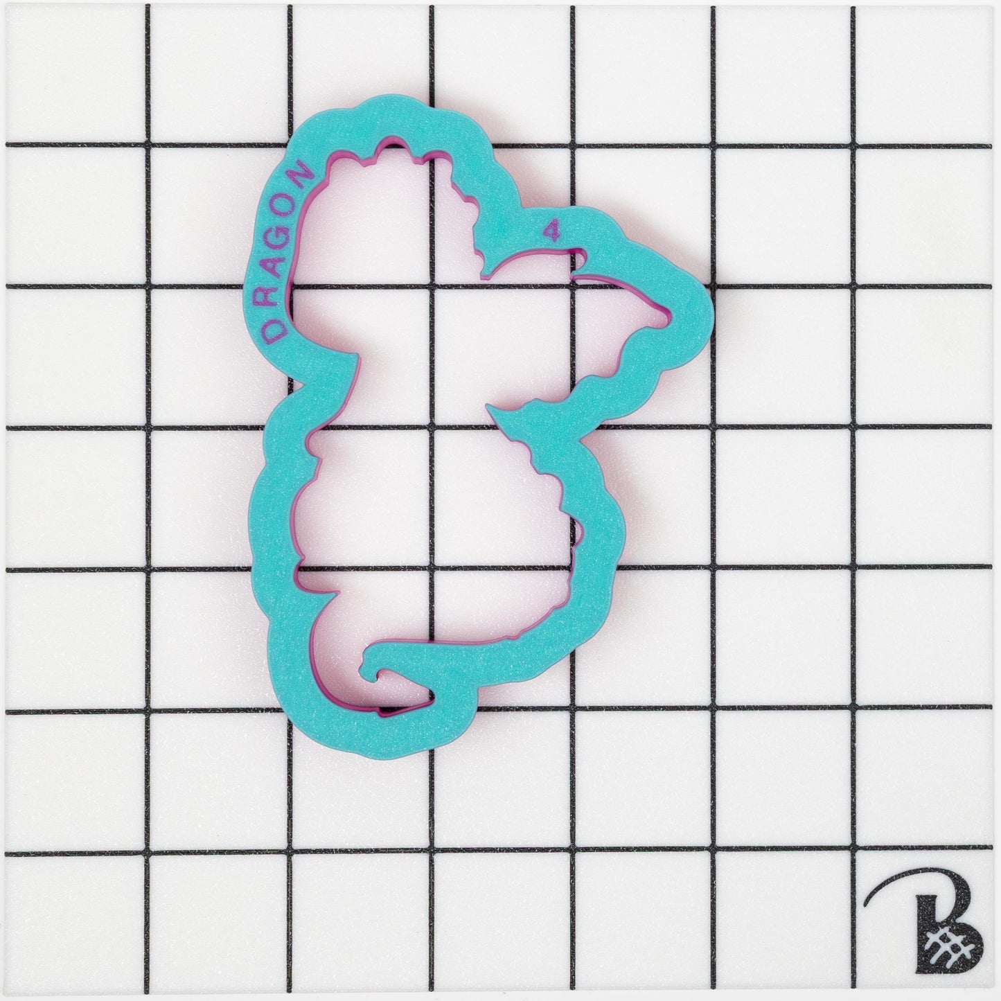 Dragon (sitting) Cookie Cutter (recommend sizing up)