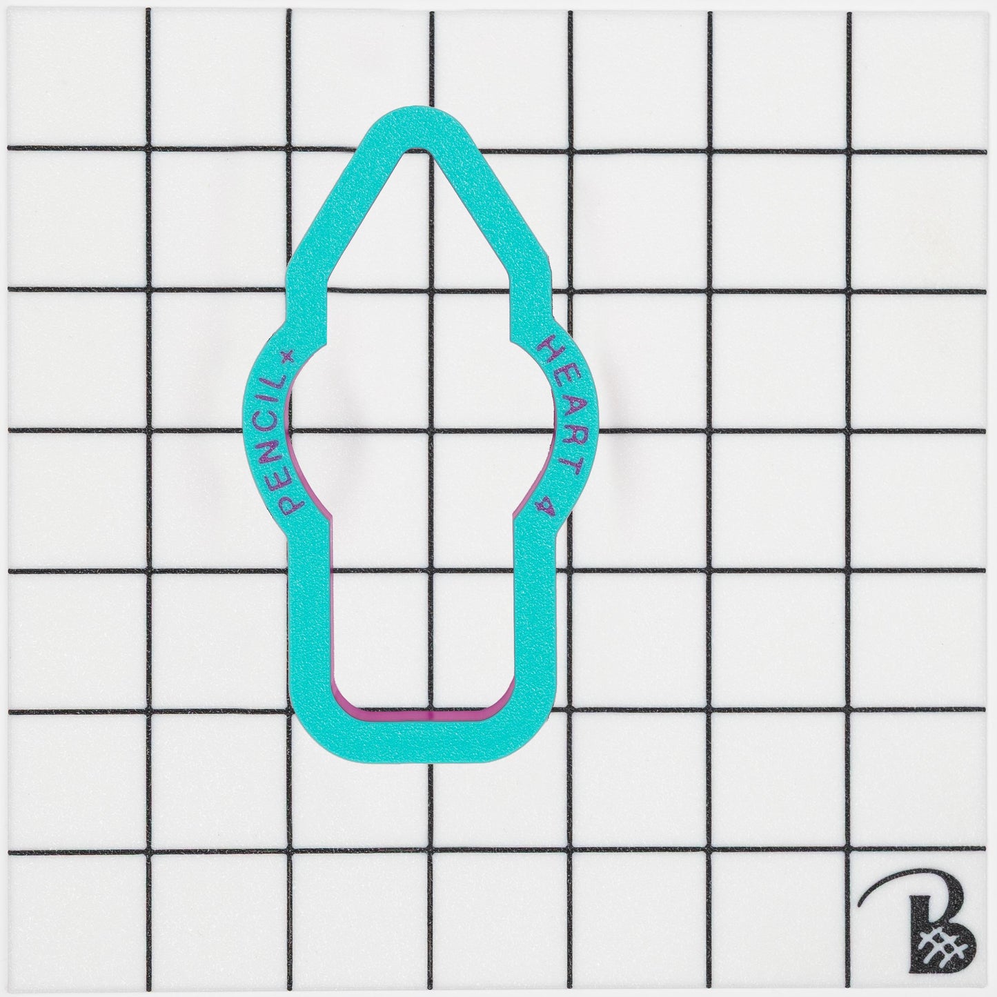 Pencil with Heart Cookie Cutter (recommend sizing up)