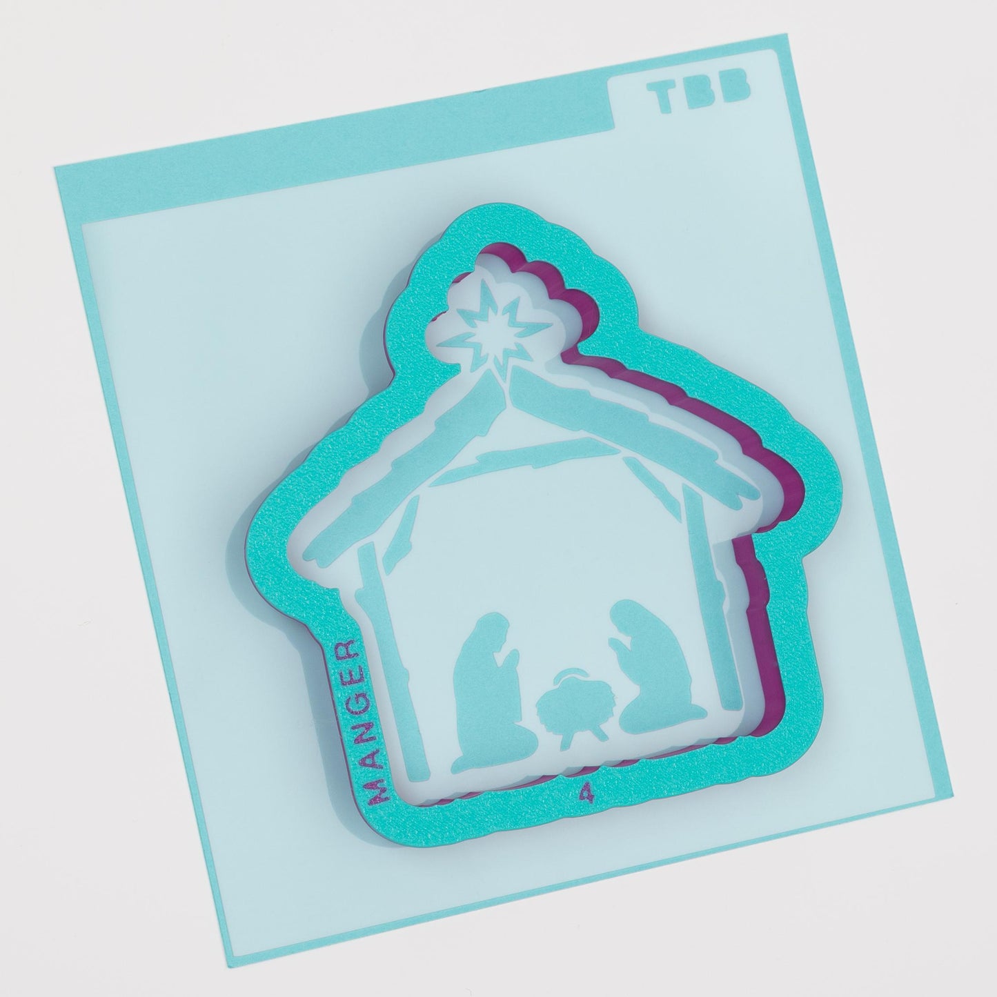 Nativity/Manger Scene Cookie Cutter (with or without stencil)