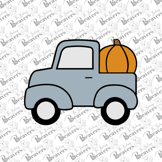 Chunky Truck with Pumpkin Cookie Cutter