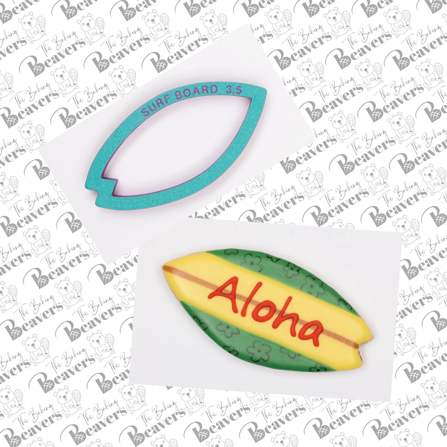 Surfboard Cookie Cutter (recommend sizing up)