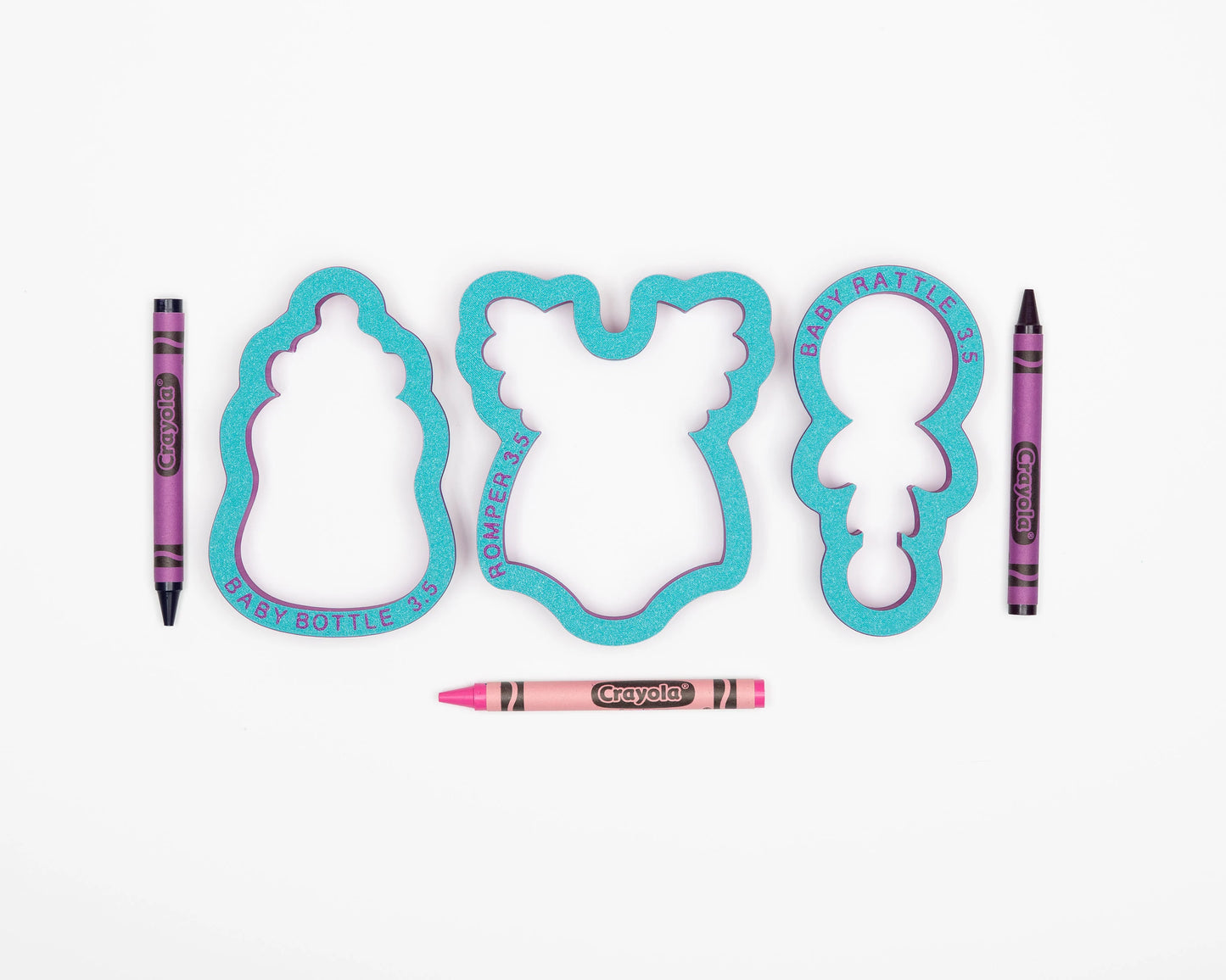 Baby Rattle with Bow Cookie Cutter