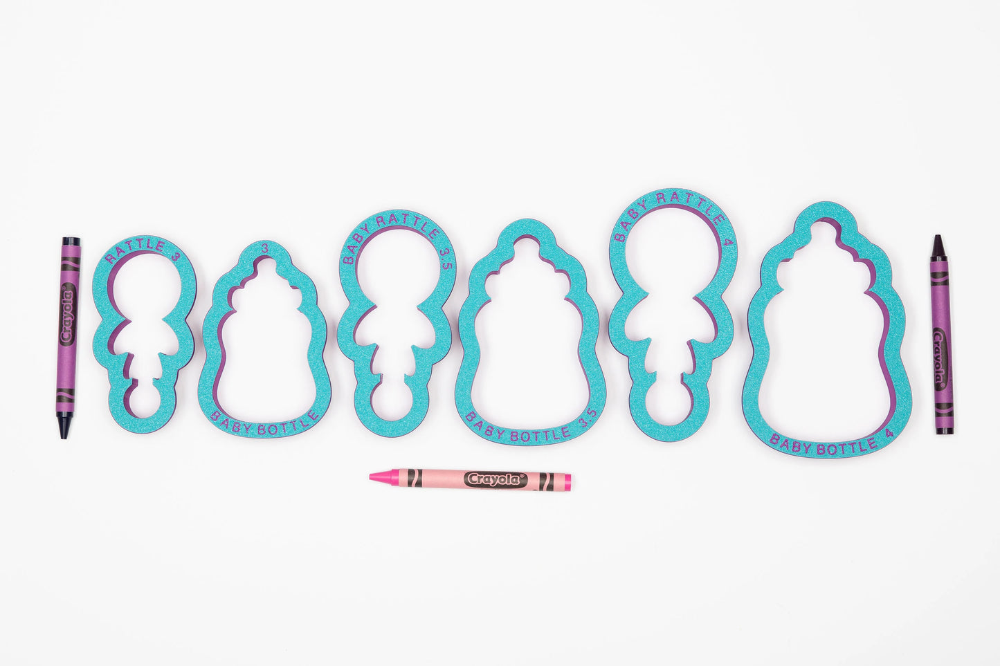 Curved Baby Bottle Cookie Cutter