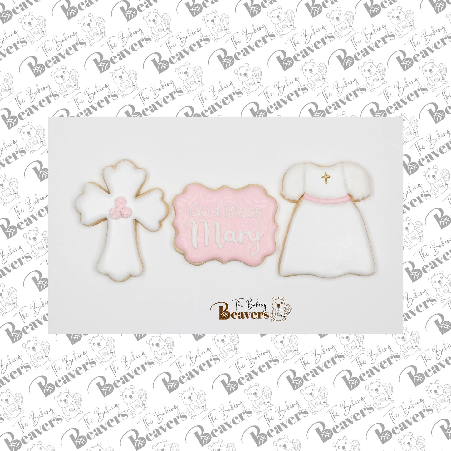 Fancy Cross Cookie Cutter (recommend sizing up)