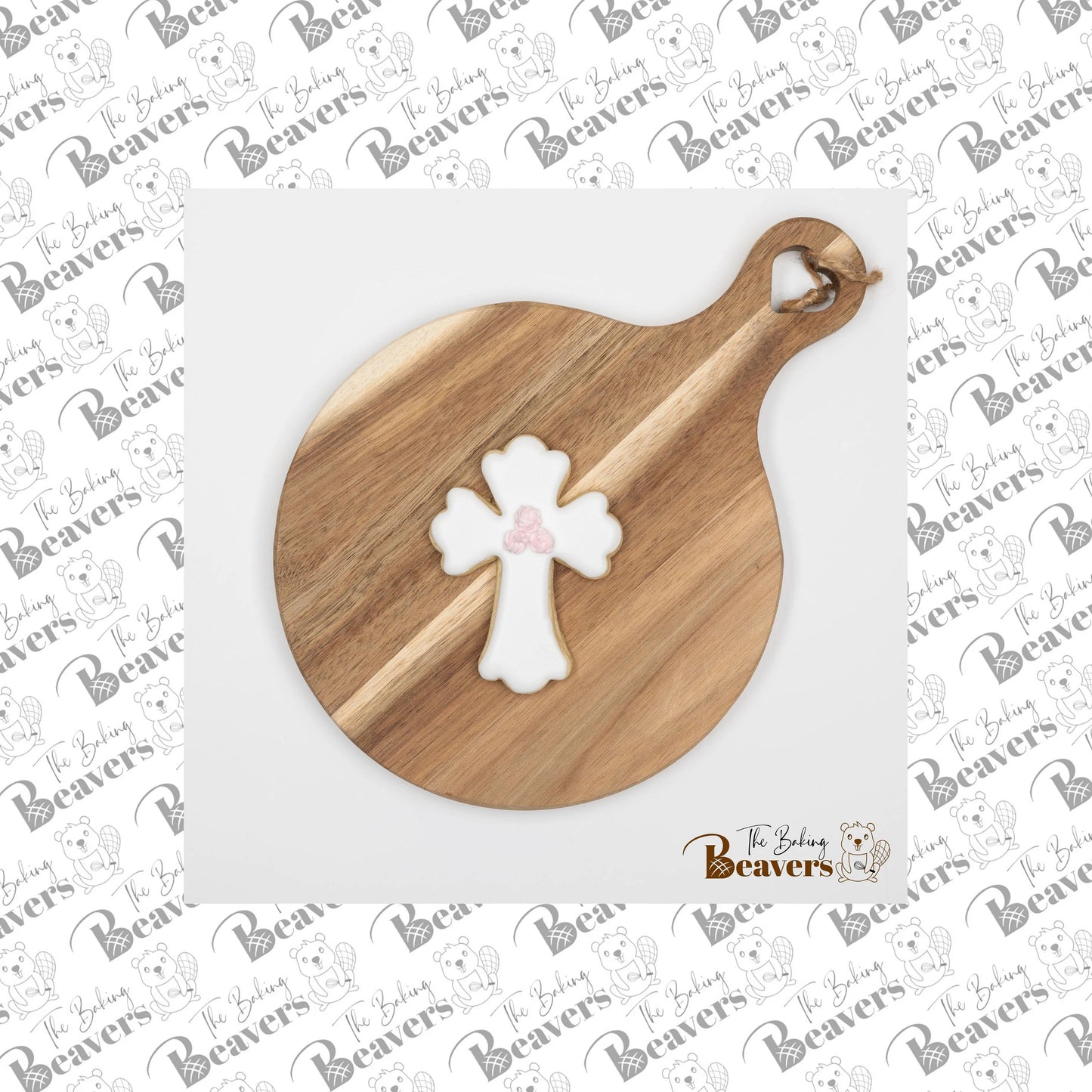 Fancy Cross Cookie Cutter (recommend sizing up)