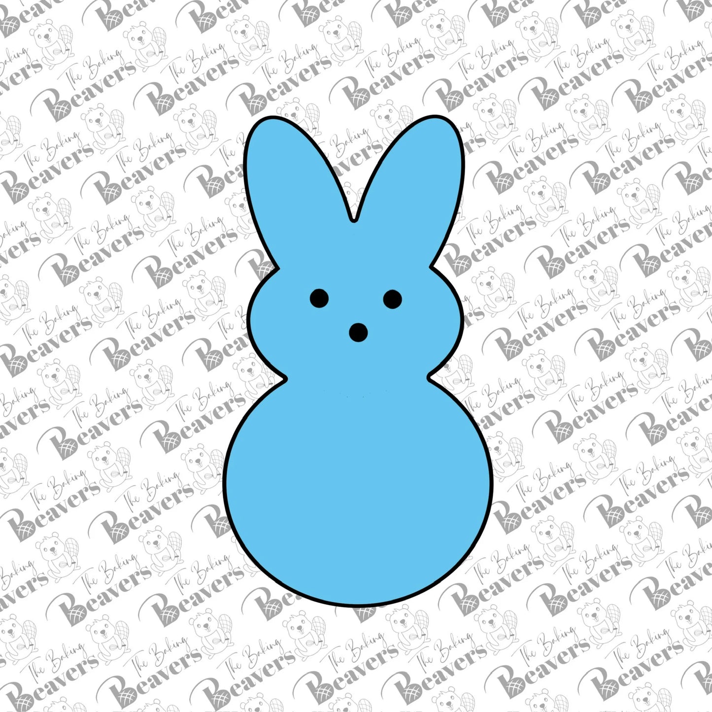 Bunny Cookie Cutter (recommend sizing up)