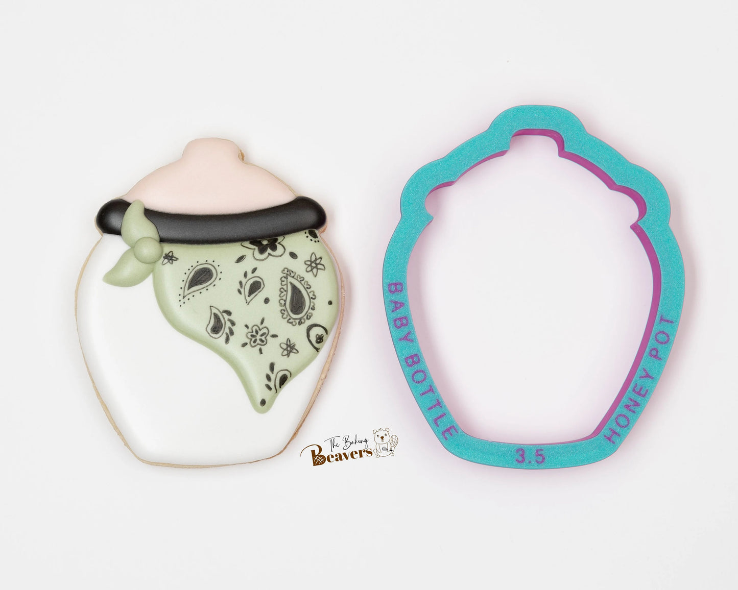 Wide Baby Bottle Cookie Cutter