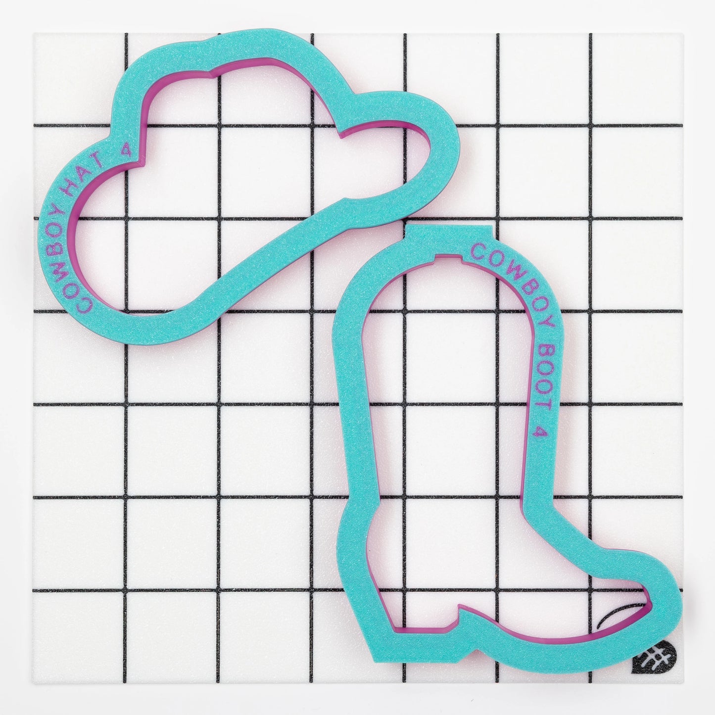 Cowboy Hat (side view) Cookie Cutter (recommend sizing up)