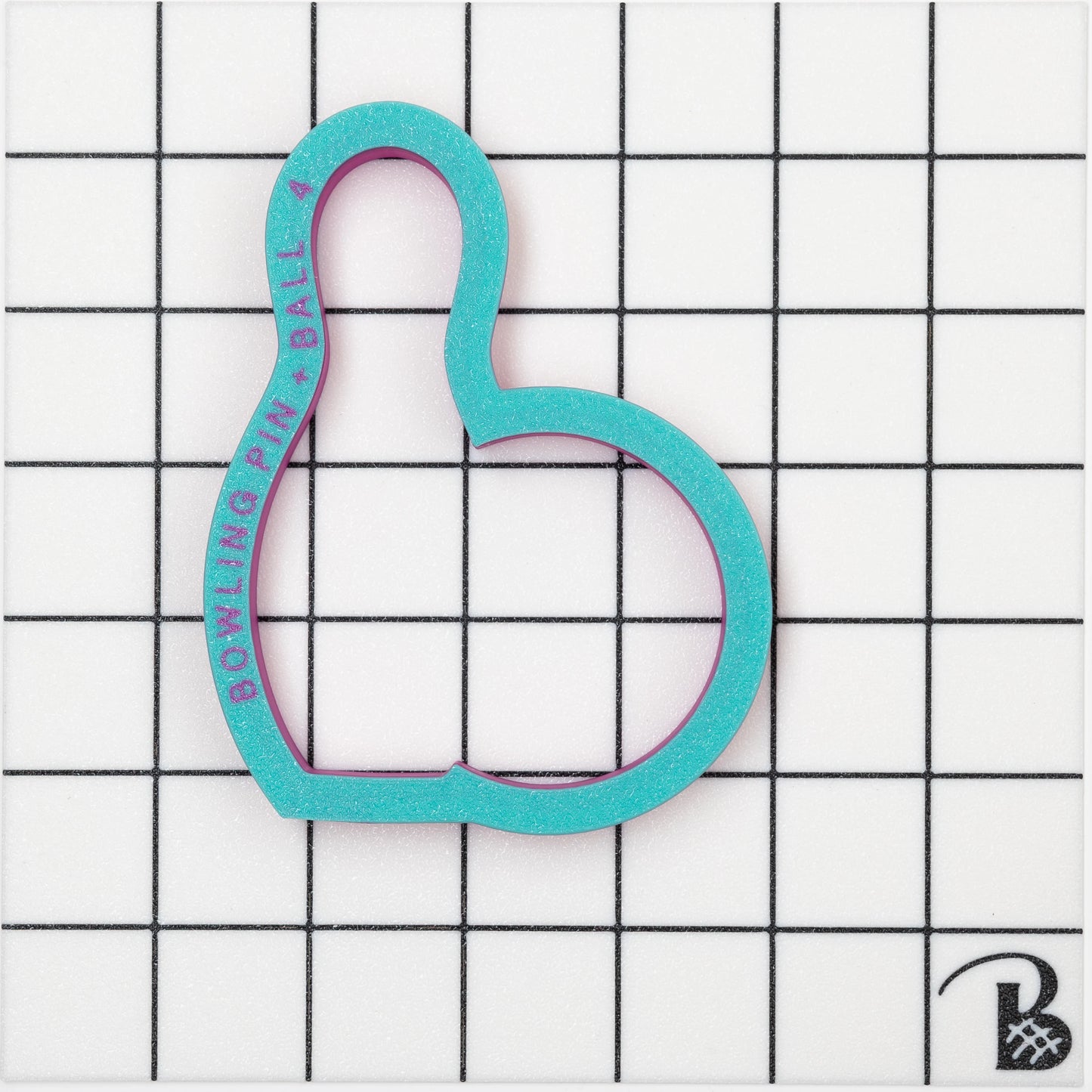 Bowling Pin with Ball Cookie Cutter
