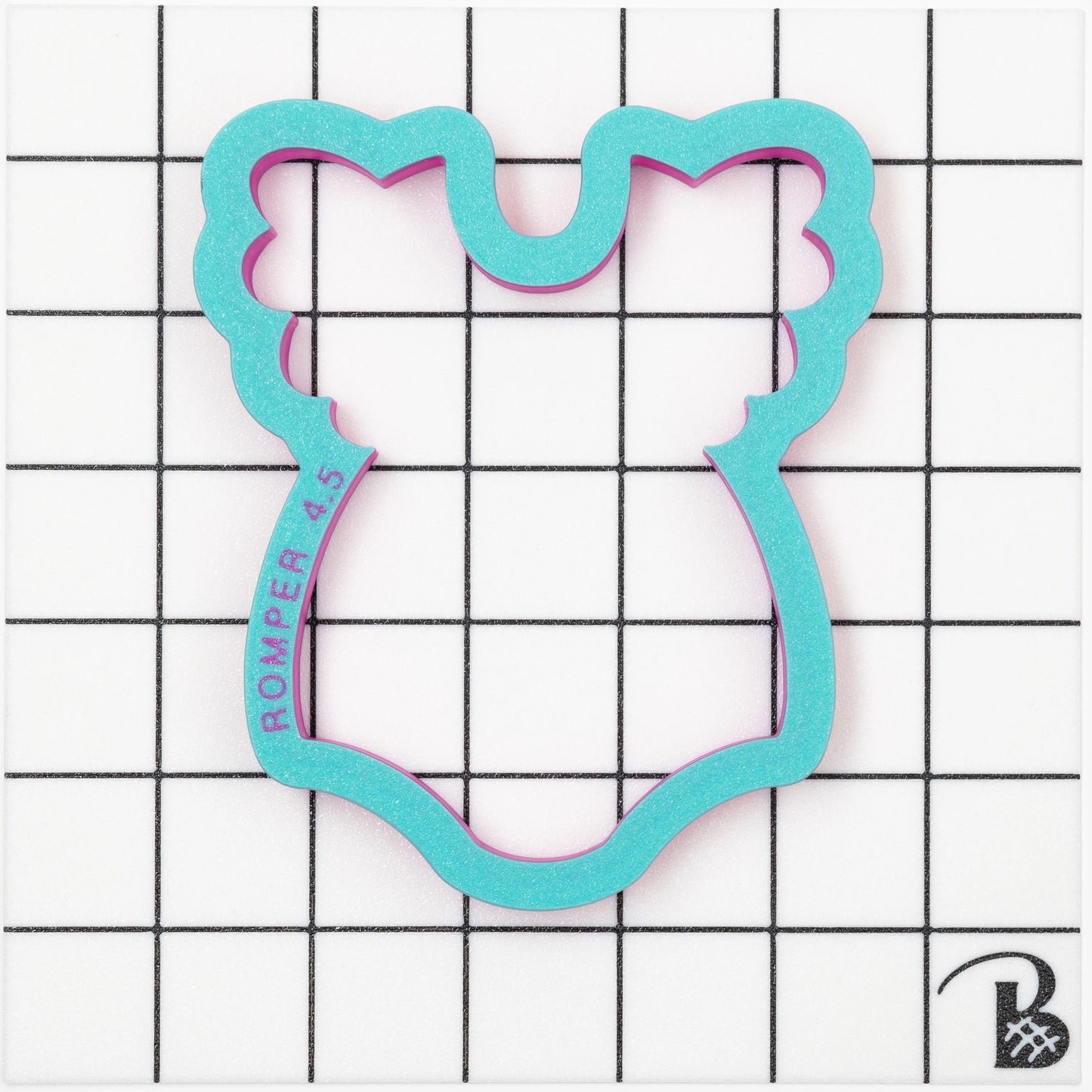 Ruffled Baby Romper Cookie Cutter