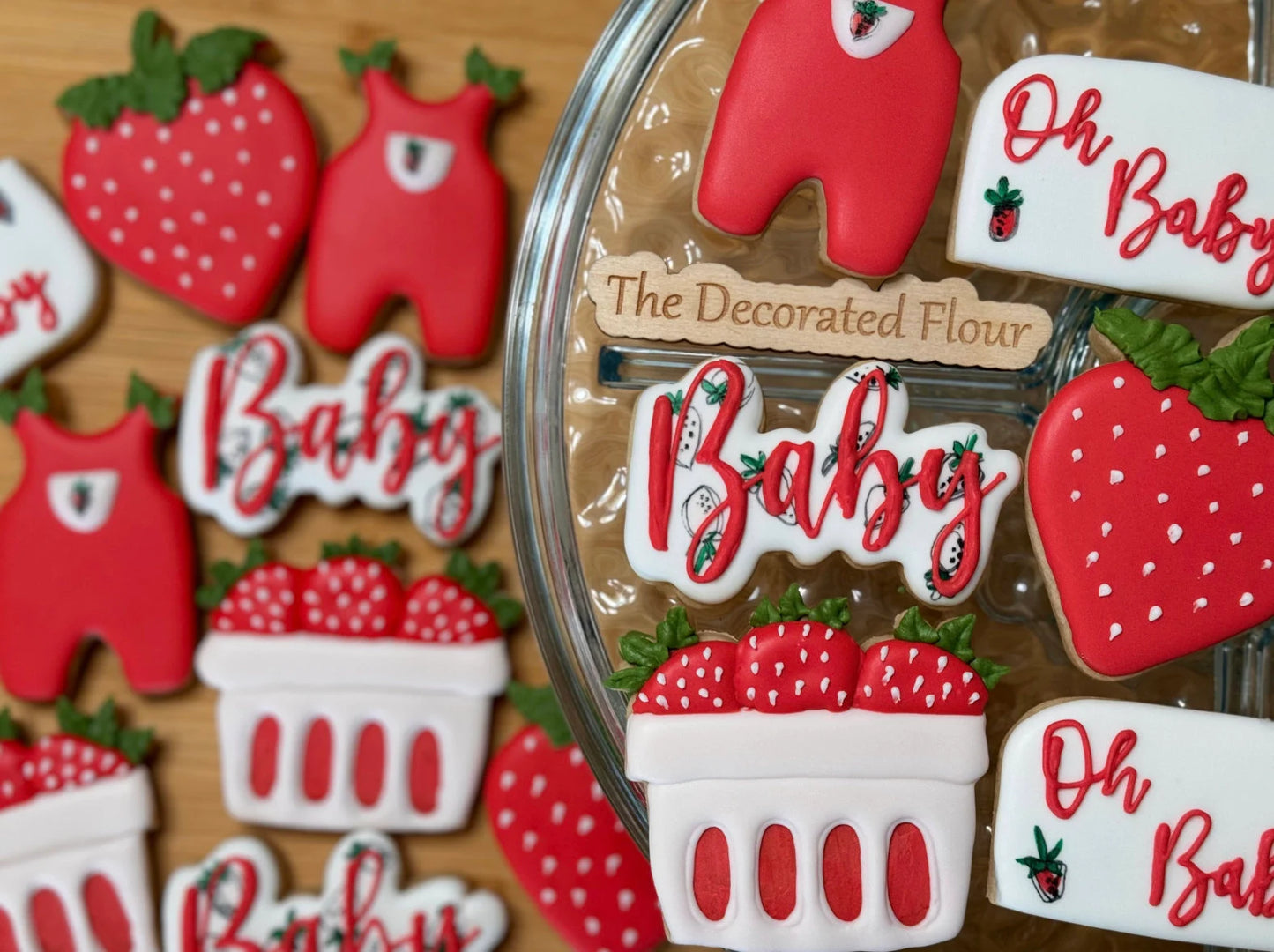 Baby Text Cookie Cutter (Optional Stencil)