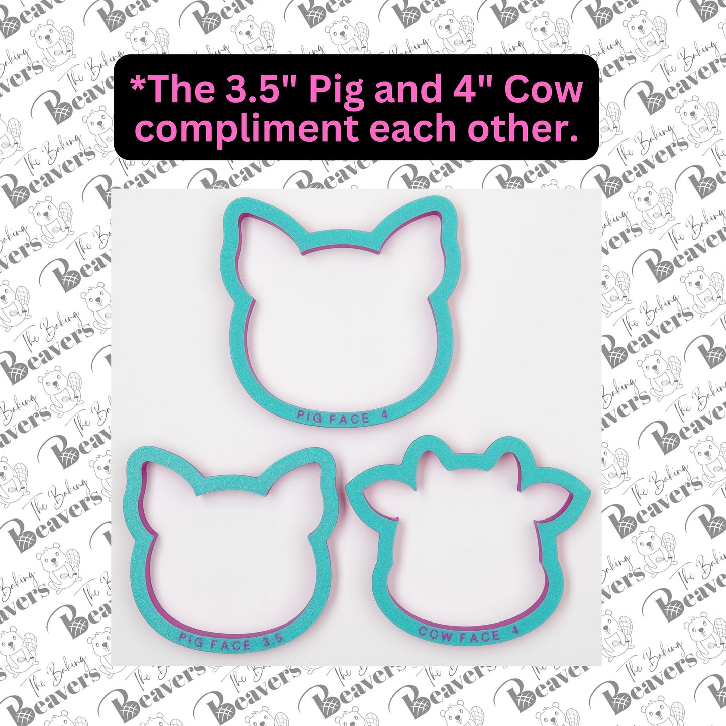 Pig Face Cookie Cutter (may want to size down)