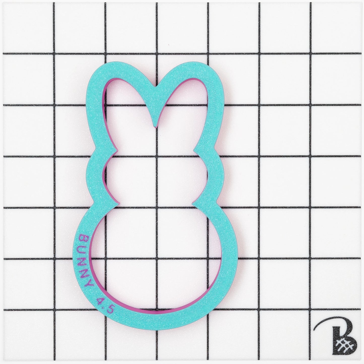 Bunny Cookie Cutter (recommend sizing up)