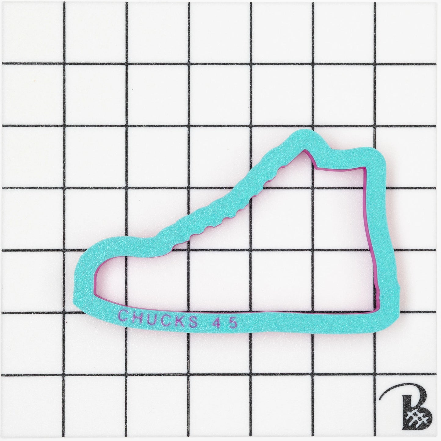 Chucks Shoe Cookie Cutter (recommend sizing up)