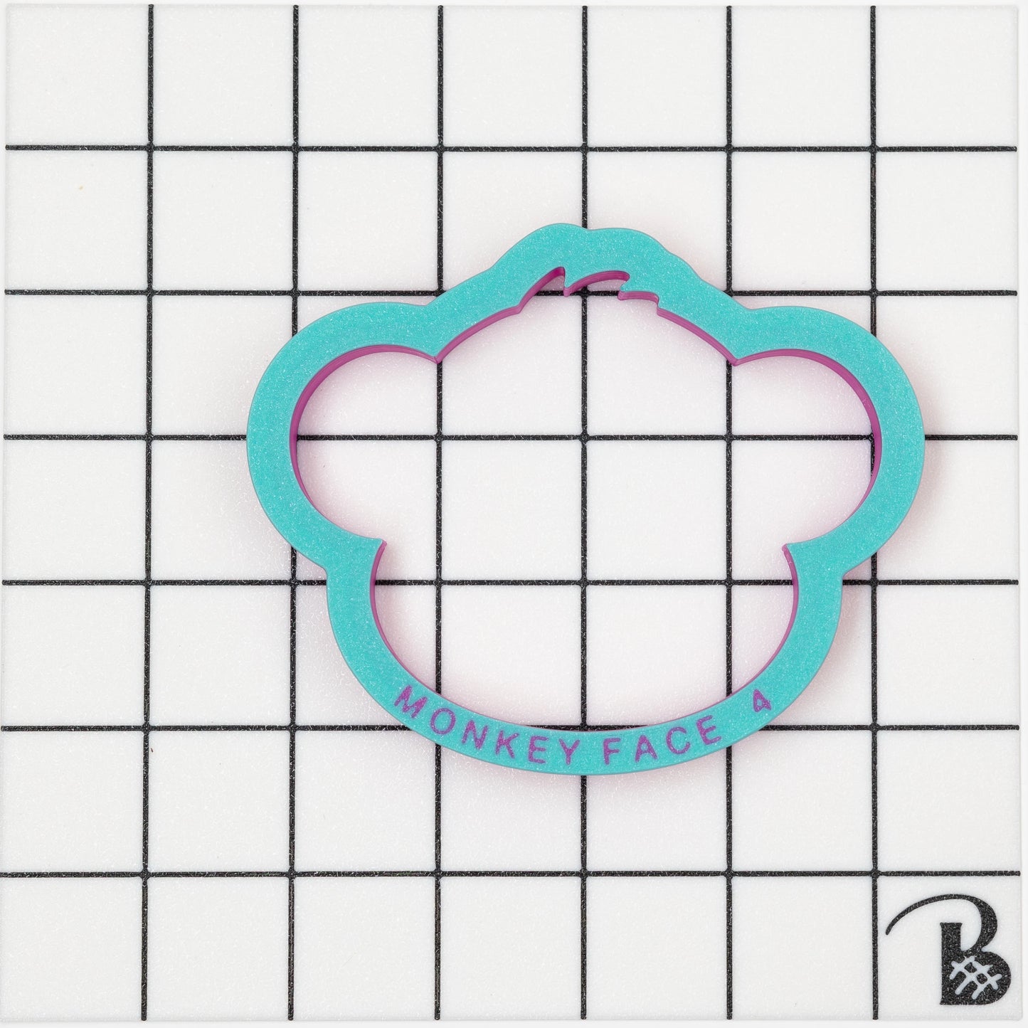 Monkey Face Cookie Cutter (recommend sizing up)