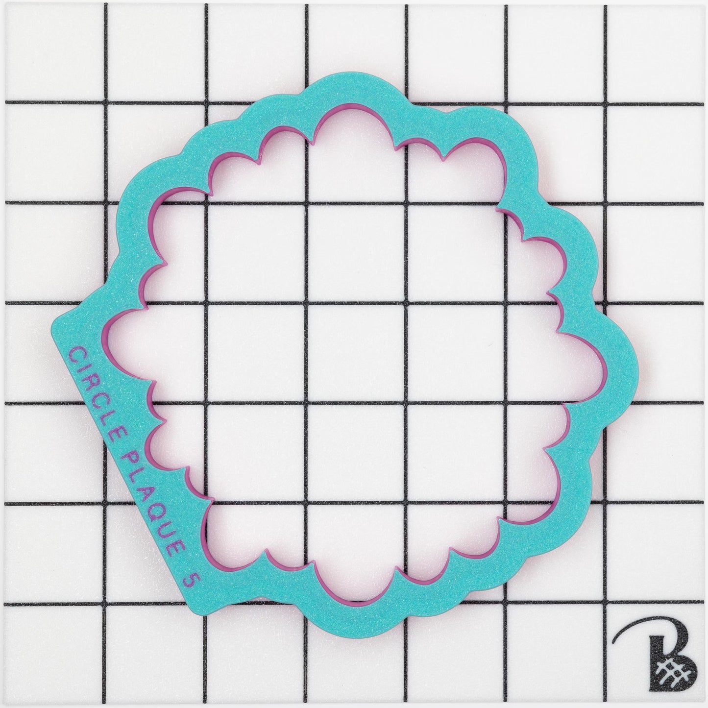 Monogram Circle Plaque Cookie Cutter