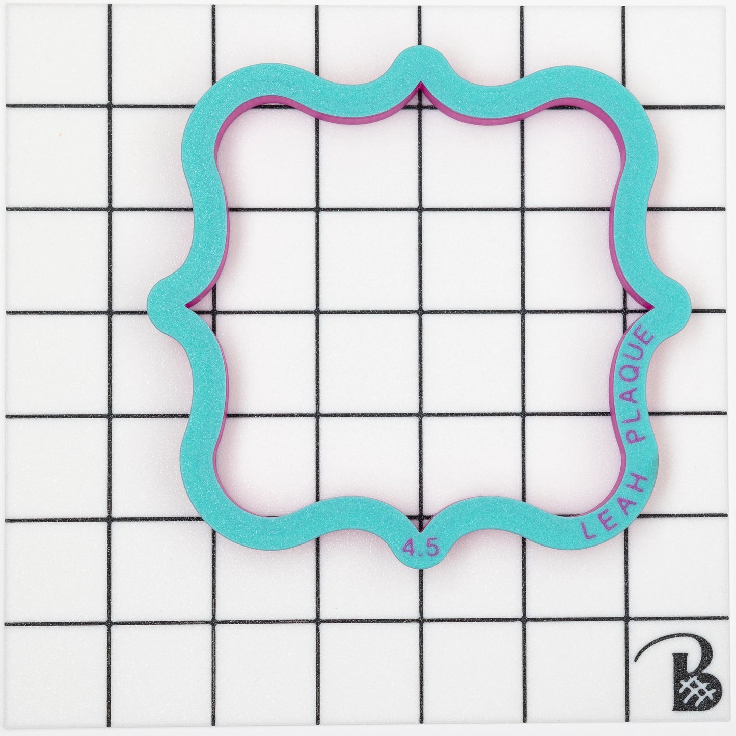 Leah (Square) Plaque Cookie Cutter
