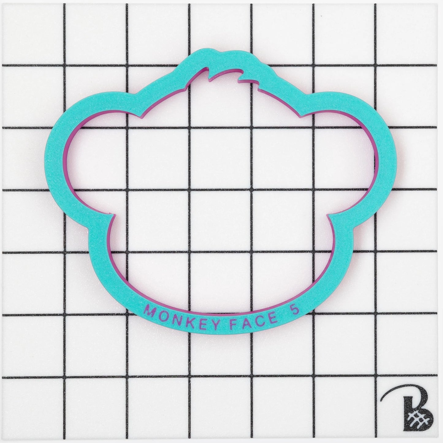 Monkey Face Cookie Cutter (recommend sizing up)