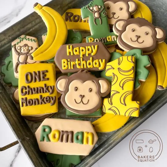 Monkey Face Cookie Cutter (recommend sizing up)