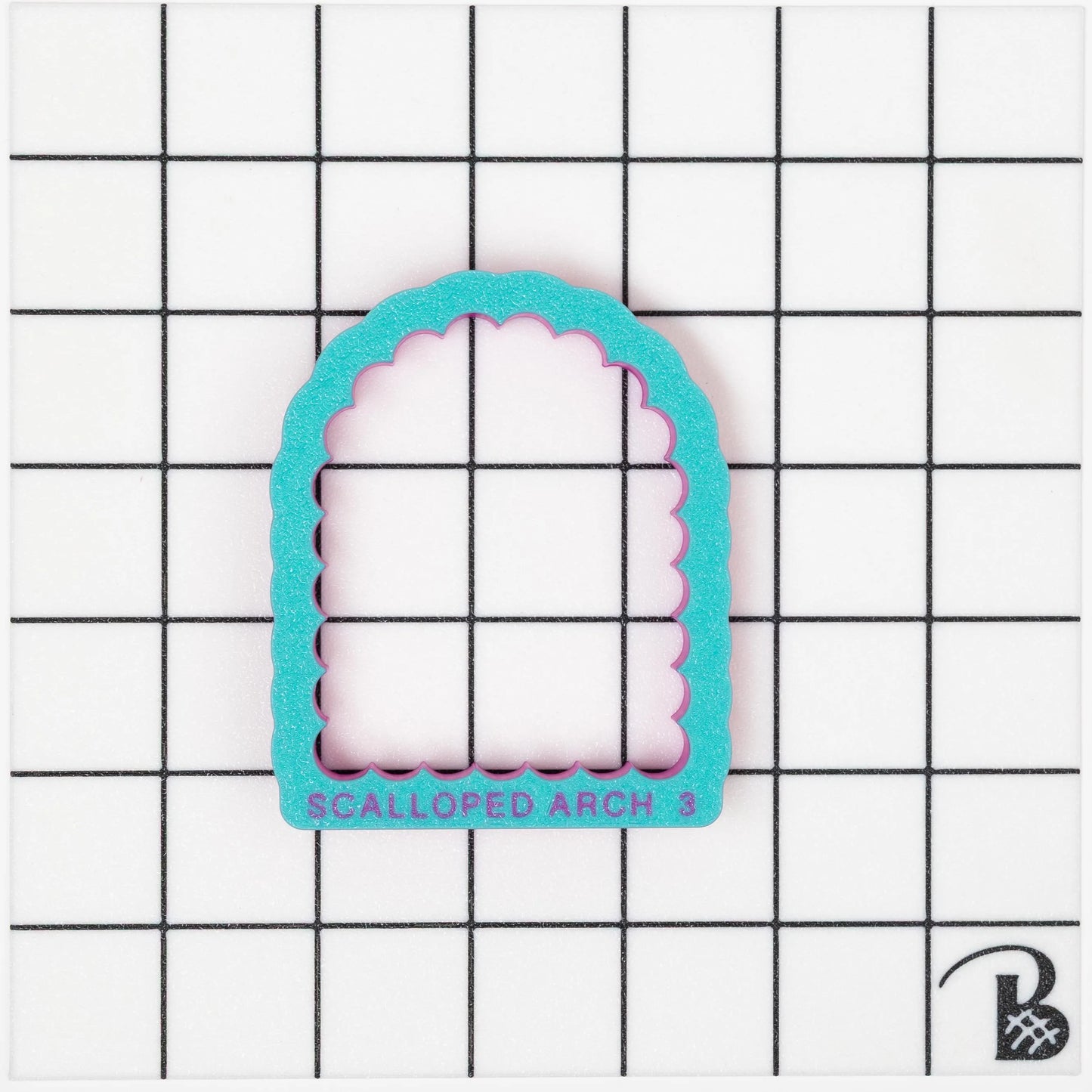 Scalloped Edge Arch Plaque Cookie Cutter