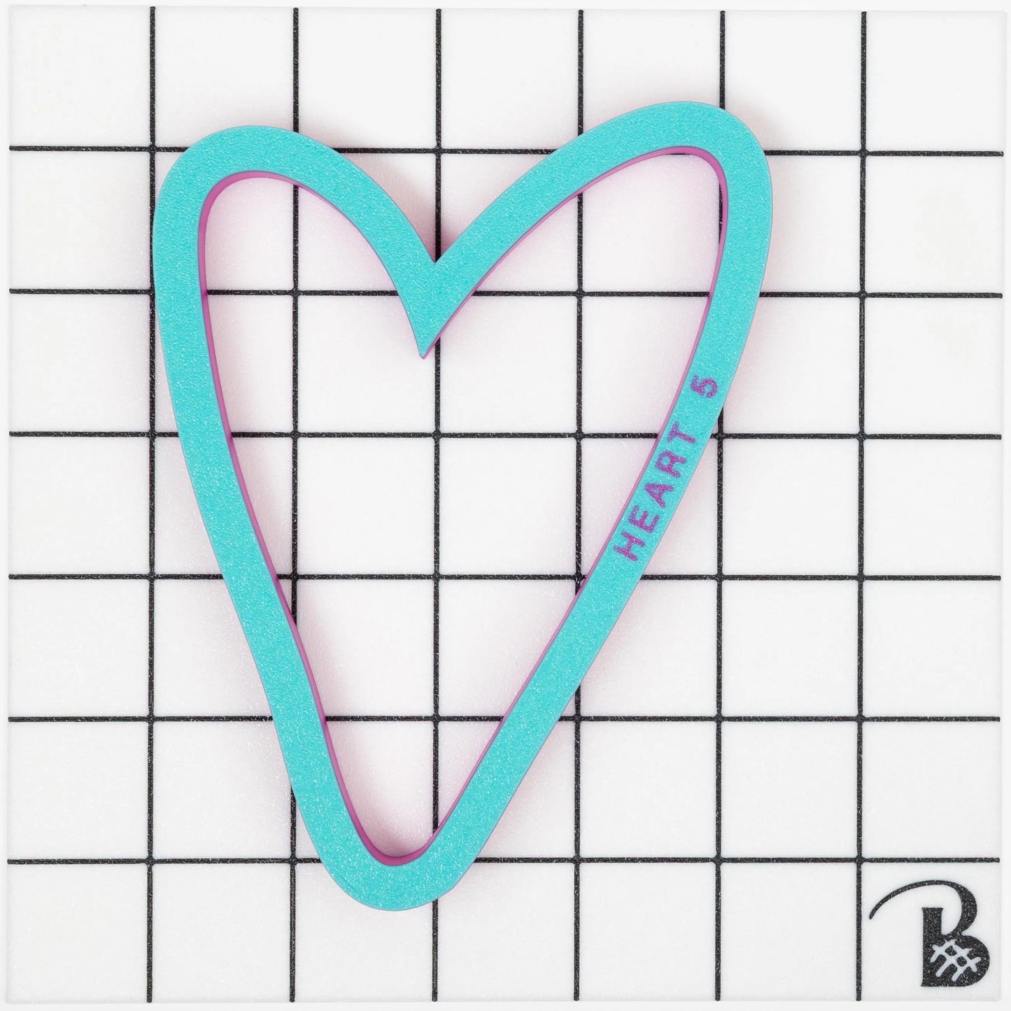 Skinny Heart Cookie Cutter (recommend sizing up)