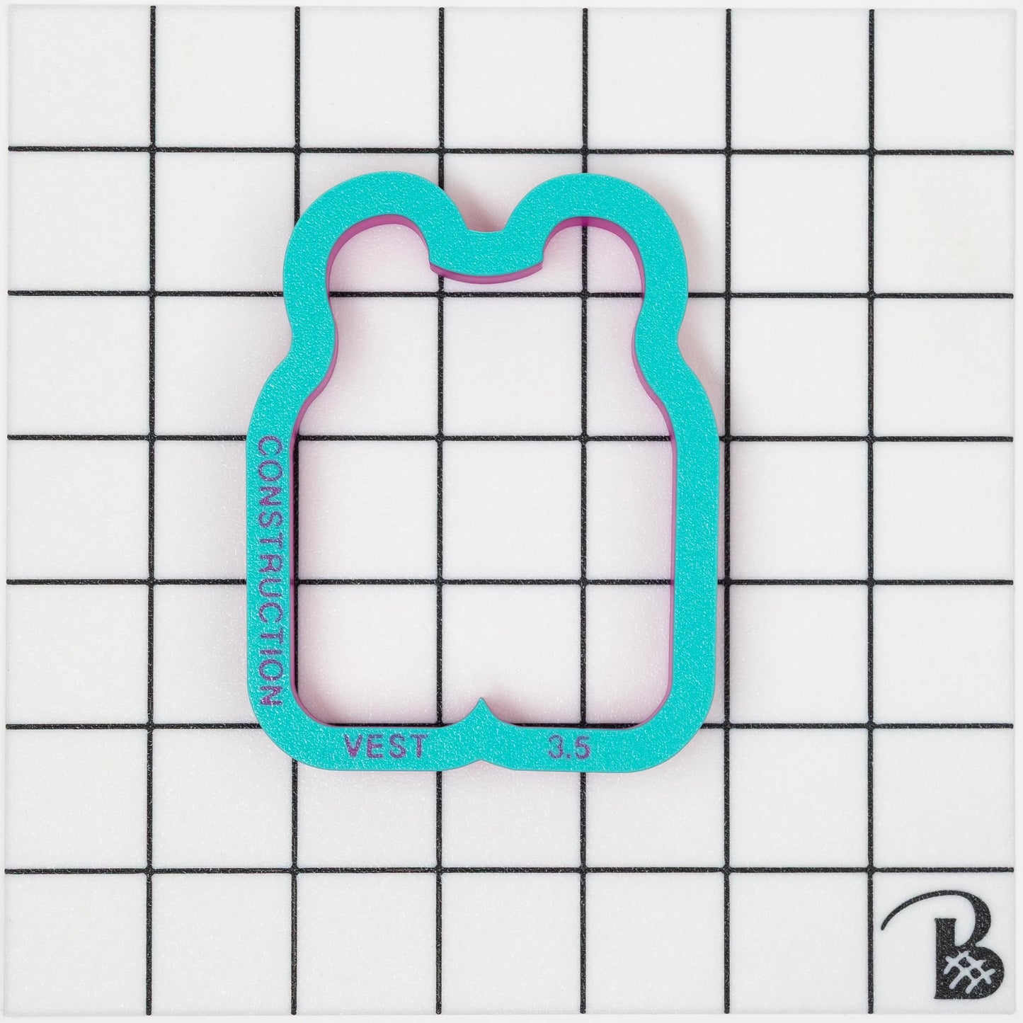 Construction Worker Vest Cookie Cutter