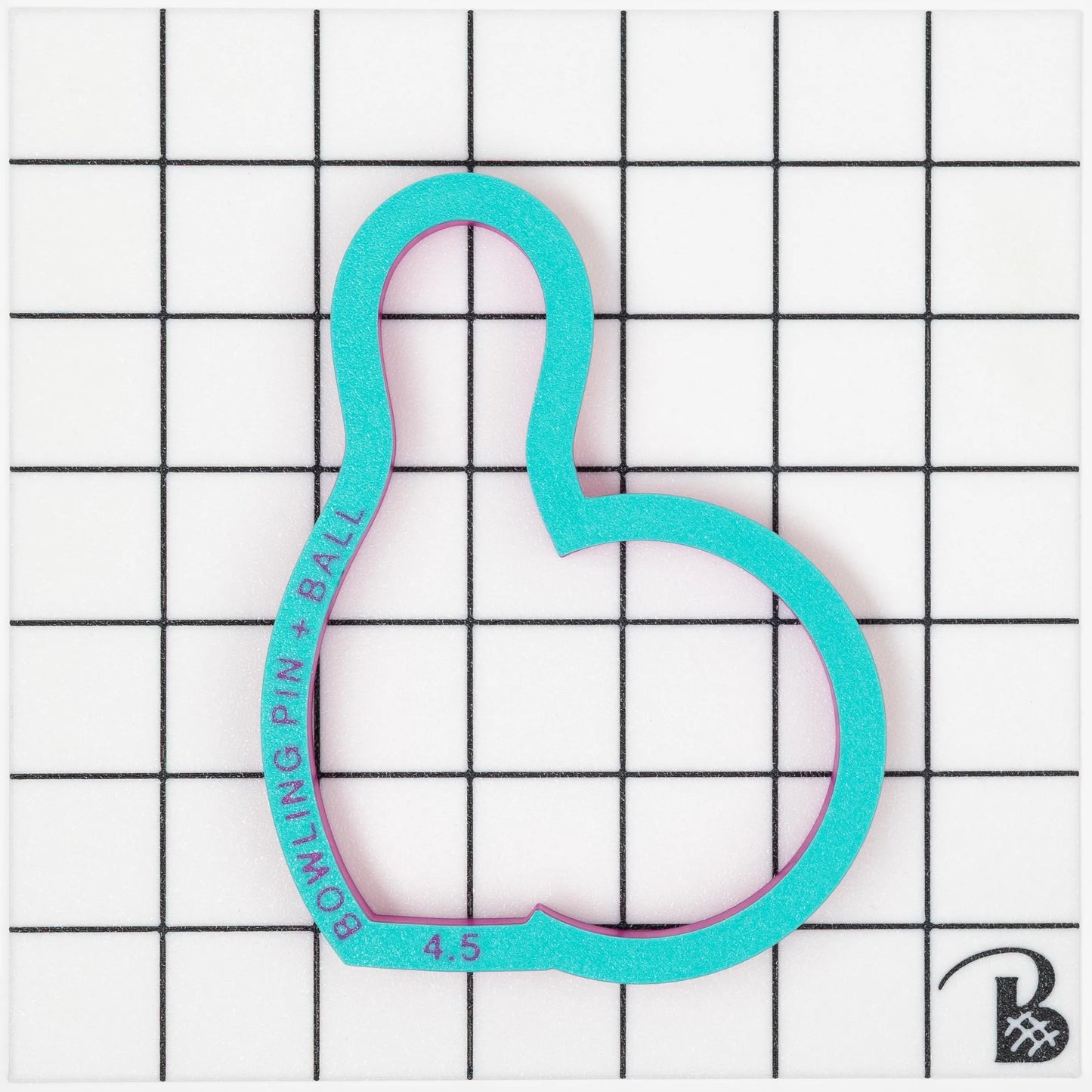 Bowling Pin with Ball Cookie Cutter