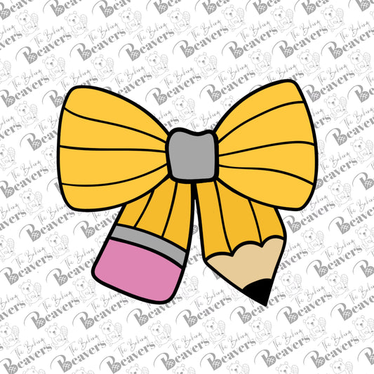 Pencil BOW Cookie Cutter