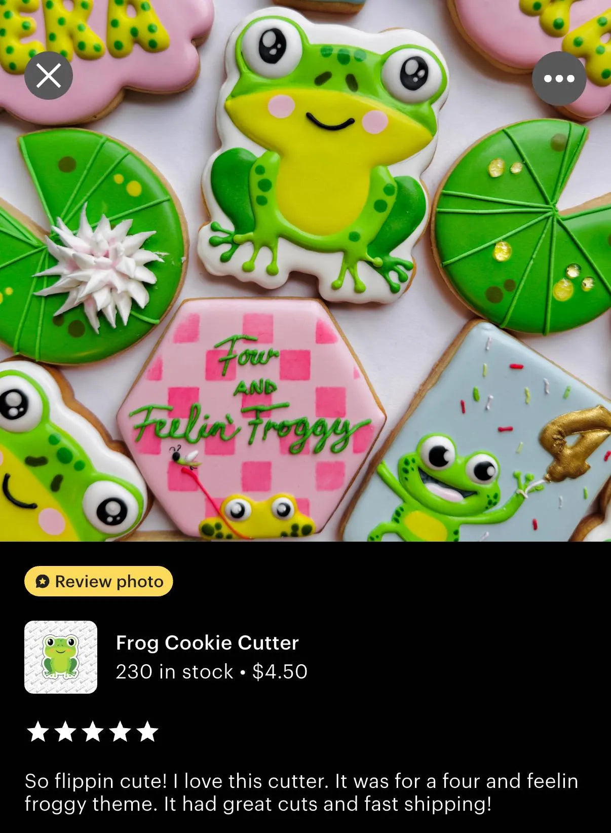 Frog Cookie Cutter