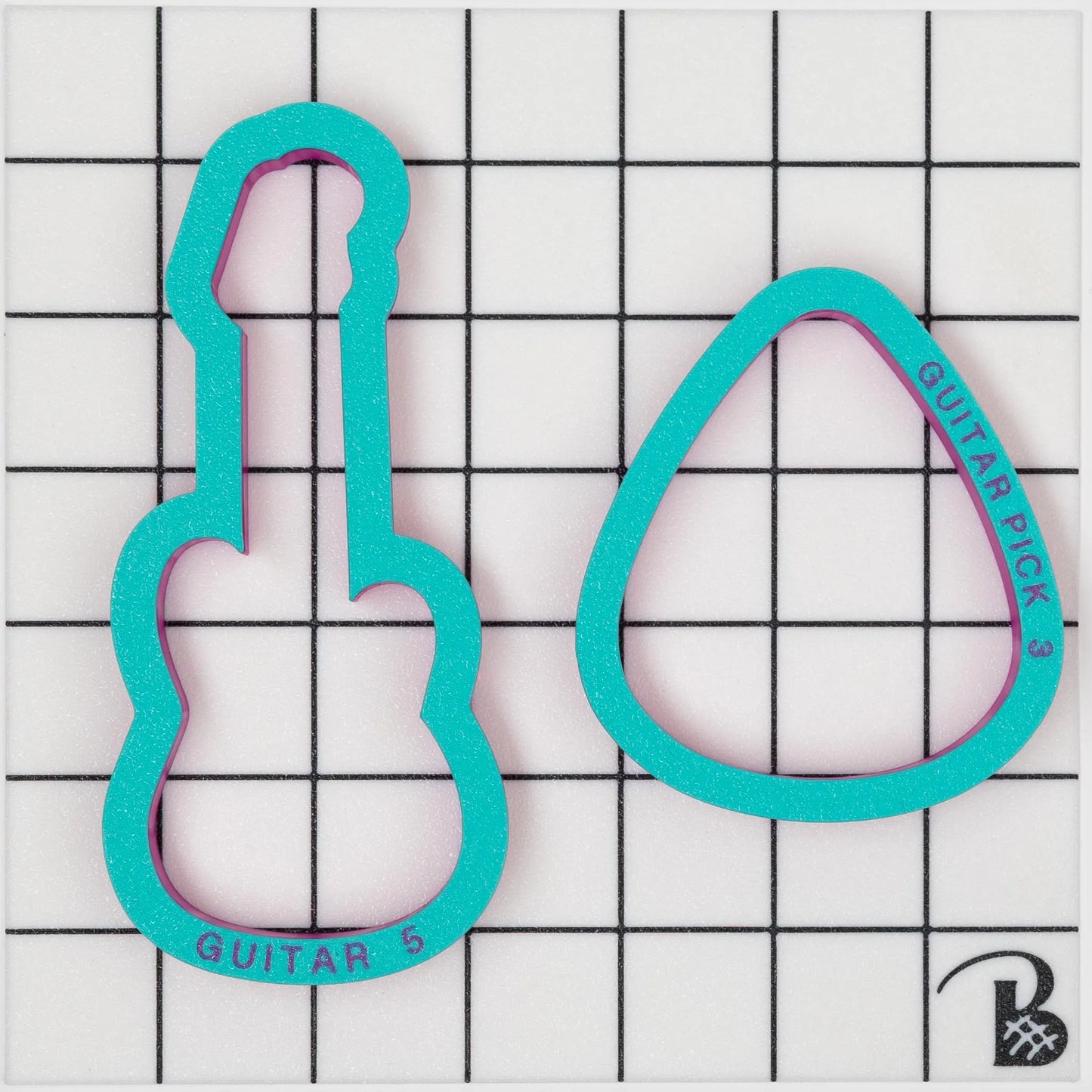 Electric Guitar Cookie Cutter (recommend sizing up)