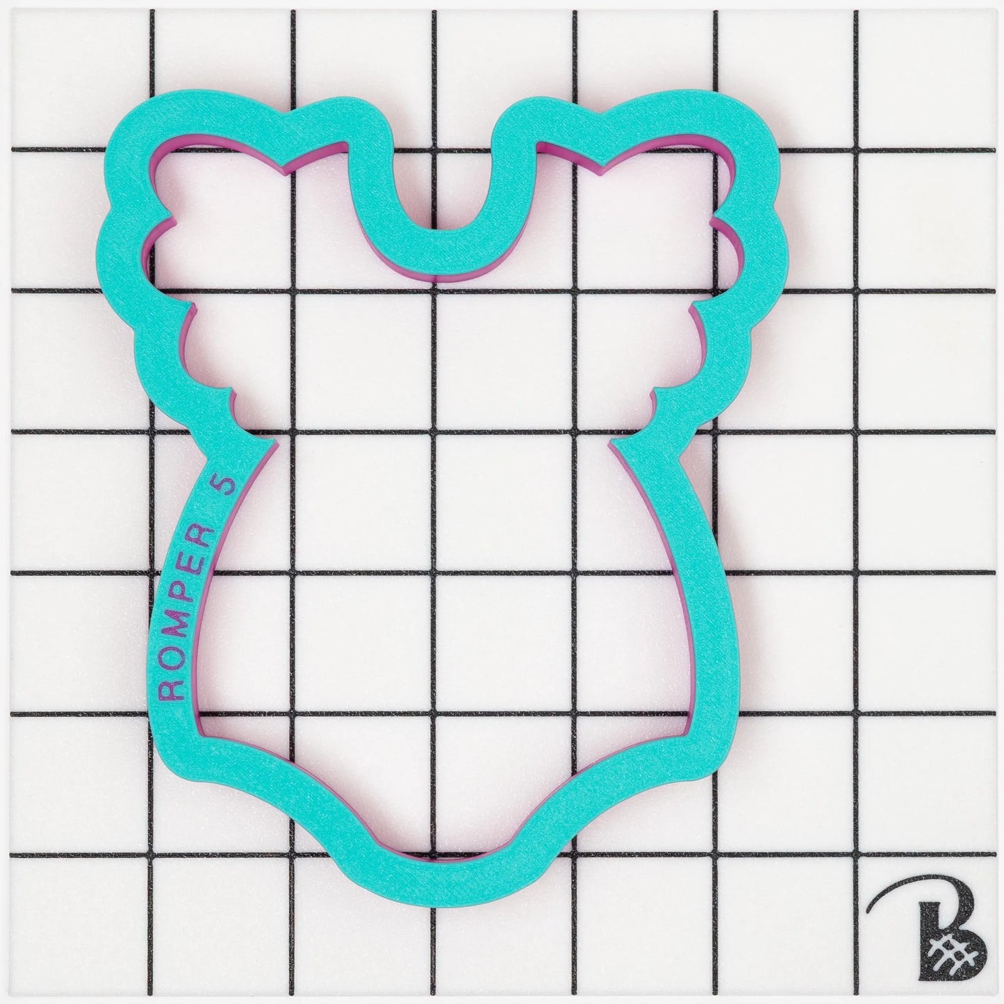 Ruffled Baby Romper Cookie Cutter