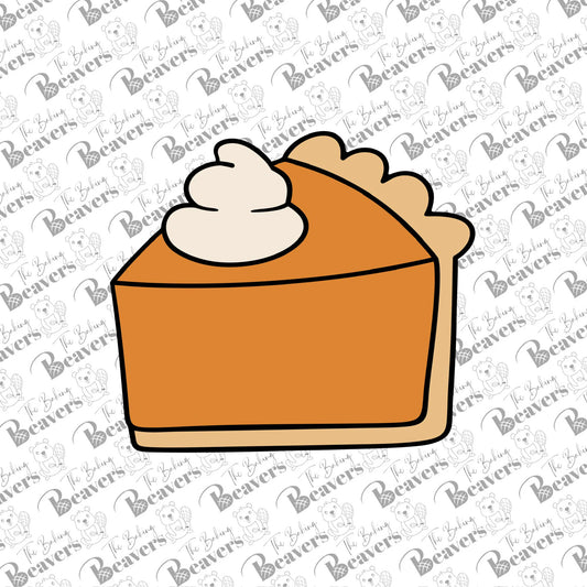 Pie Slice (chunky-Side View) (version 2) Cookie Cutter