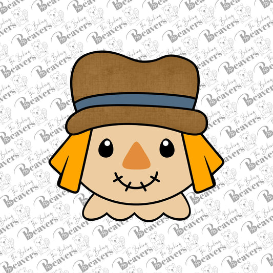 Scarecrow Face Plaque Cookie Cutter