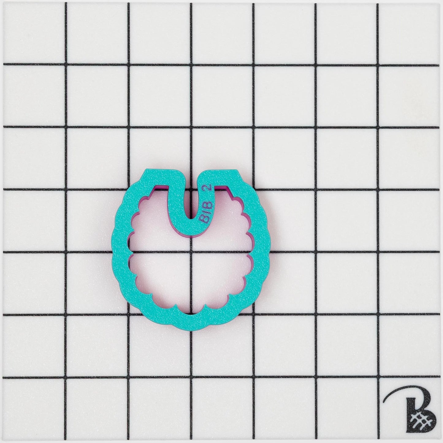 Ruffled Baby Bib Cookie Cutter
