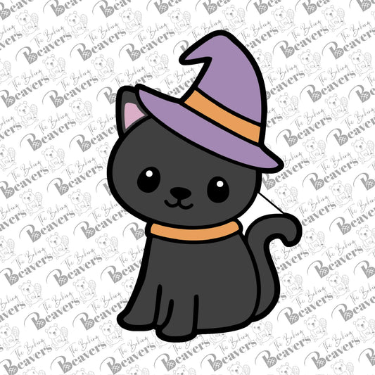 Witchy Cat Cookie Cutter